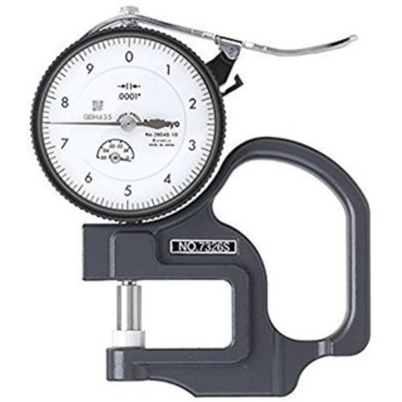 Mitutoyo Dial Thickness Gage Range 0-.05 Graduation .0001 7326A - 7326-1